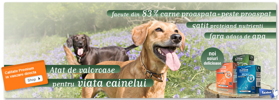 PLATINUM Natural -  Hrana naturala premium si produse de ingrijire orala pentru caini si pisici 